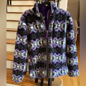Vintage Patagonia Retro X cardigan , deep pile, Aztec print